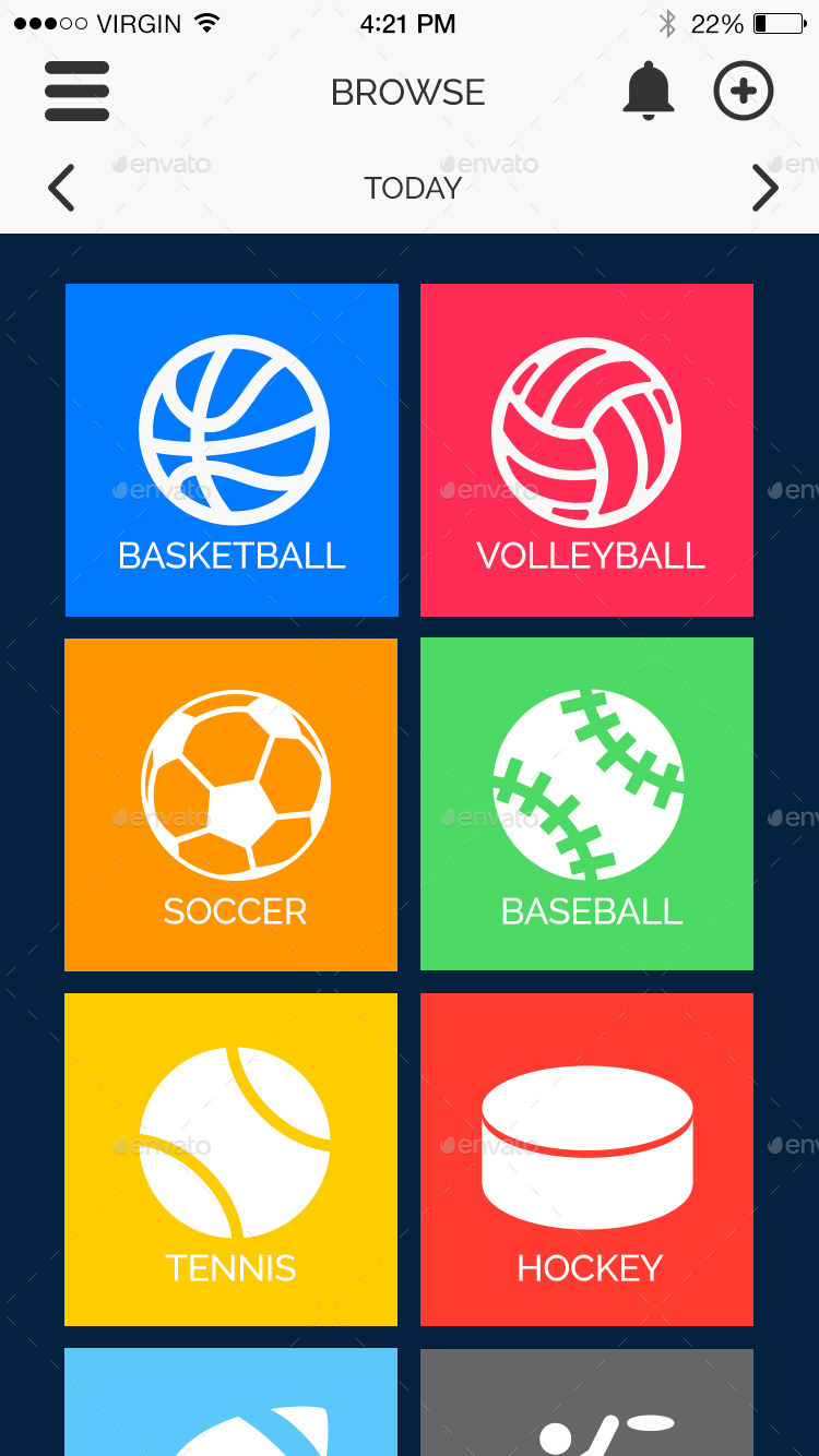 sports event app